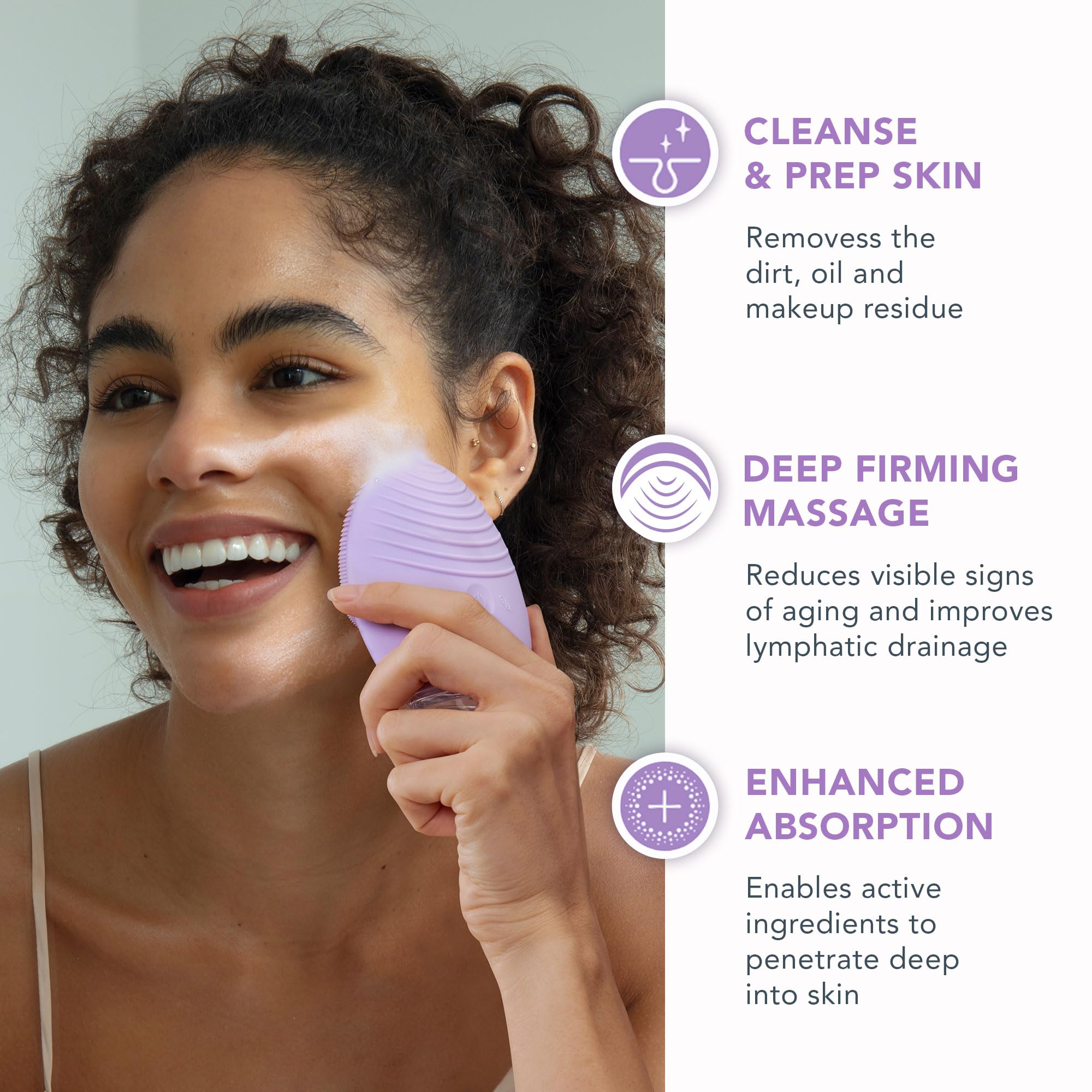 Amazon.com: FOREO Deep & Gentle LUNA 4 Sensitive Bundle - Facial